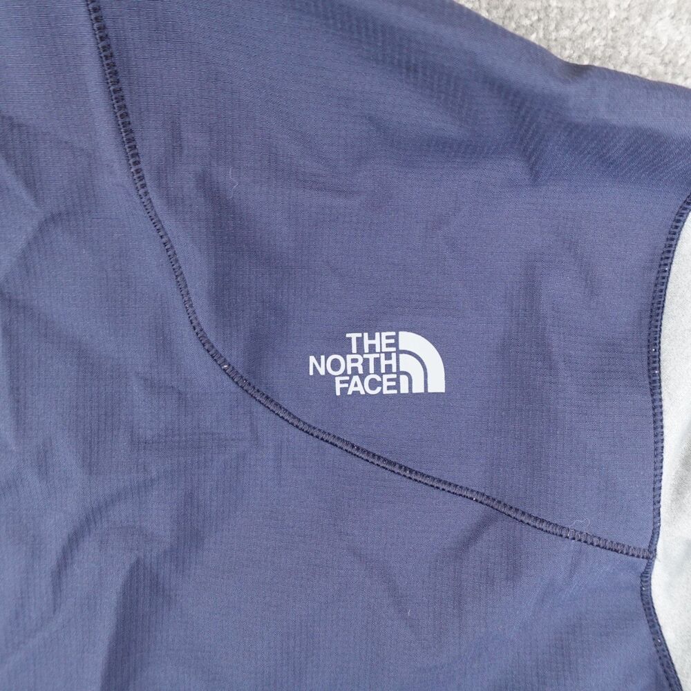 The North Face Jacket Mens M Blue Gray Color Block Full Zip Flash Dry Hiking - Picture 6 of 9